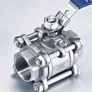 شیر چهار پیچ استیل