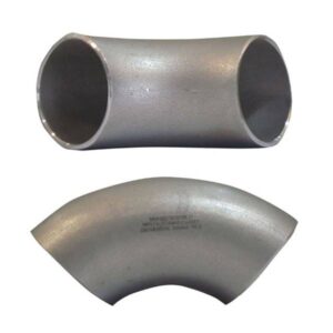 زانویی ۹۰ درجه استیل جوشی و دنده‌ای